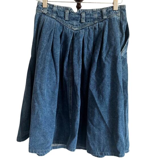 VINTAGE LIZWEAR by LIZ CLAIBORNE Denim Skirt in Size 8 Petite - Picture 3 of 7